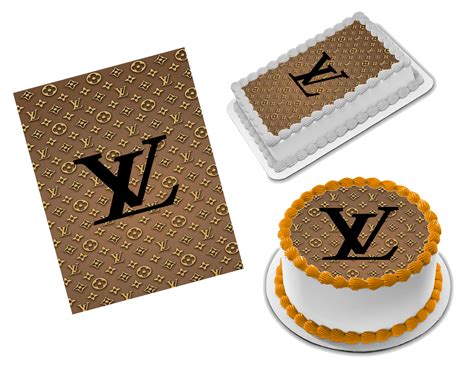 louis vuitton cake designs|louis vuitton icing sheet.